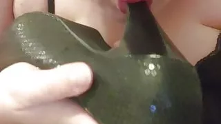 Masturbation high heel bbw