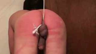 Young goddess whips ass and balls