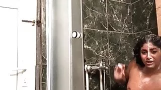 Hot sexy girl in the shower