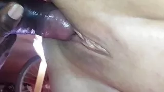 Gang bang and Cum bbc bull black squirt inter Cuckold bab