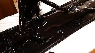 Latex Vacbed Blowjob