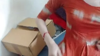 Blonde StepSister Takes Hard Cock In Mouth