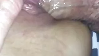 Femme cocu, baise brutale avec un taureau trio interracial