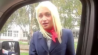 Alive Bell Rides George Uhls Cock For Picking Her Up