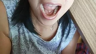 Asian girlfriend makes me cum nicely again.