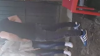 The neighbor needs balls and ends up shooting all his cum in me