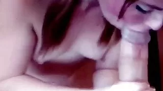 babe in a mind-blowing blowjob