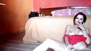 Czech girl Emily - Homemade cam show