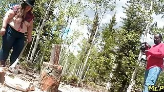 Outdoors Fun With Foxy Rose