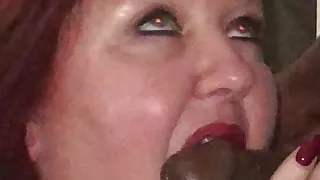 Her first  taste of Black Cock