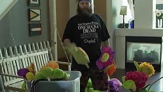 Sexy Alix takes a good fucking and load in the backyard