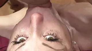 Jennifer White gets face fucked hard