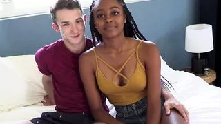 Ebony Bombshell Destiny Breaks In Hairy Newbie Connor