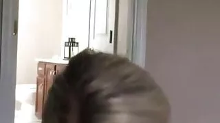 Petite MILF Sucks Cock