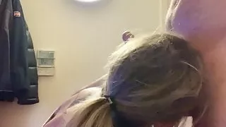 Married woman sucks me off