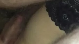 Double penetration close up