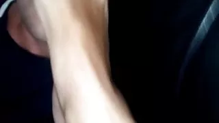 Pink toes worshipped