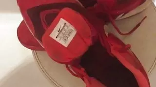 I piss on my sneakers