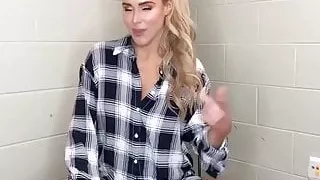 WWE - Lana aka CJ Perry changing outfits