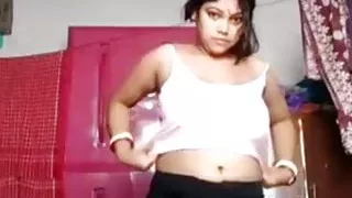 Desi Girlfriend Changed Dress