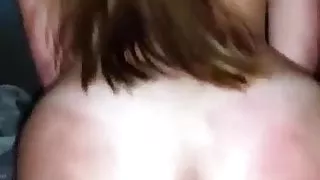 riding with red cheeks