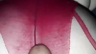 Sex doll Anal in red stockings