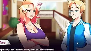 Life in Woodchester - Feeling step sisters boobies (1)