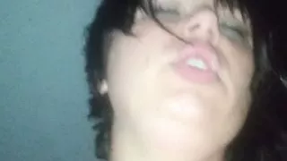 Fucking on vacation in her step mom's bed