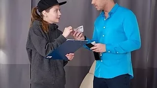 RIM4K. Amazing rimming action performed by lustful delivery