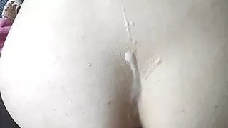 Fucking Wife Doggystyle With Cum On Back