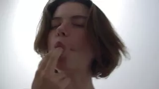 Quarantine video of my busty girlfriend masturbating