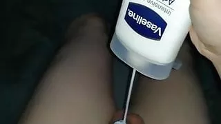 HornyBoi Trying Not To Cum Stroking Lubed Clit