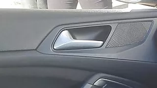 Horny Muslim has sex in the car with black dick