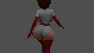 Helen parr -  The Incredible - 4K WALK