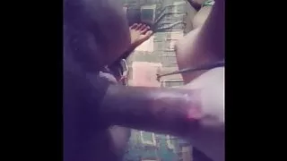 18 years old Sri Lankan girl sucks hard cock