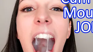 Clara Dee - Finger Sucking JOI With Huge Cumshot in Mouth