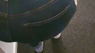 Slut Muslim has sex through leggings with young Pakistani boy