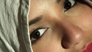 Beautiful Eyes, White Hijab, Viva Athena, Arab Girl Unveils