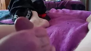 Jordan Starr gives Mikey McLovin a handjob and far