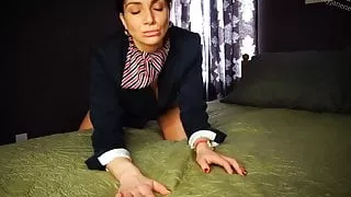 Latina wearing great heavy white satin panties