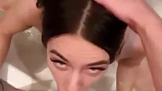 Blowjob Cleaning Her Boyfriends Dick