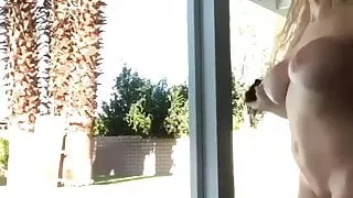 Courtney S. is jumping rope naked