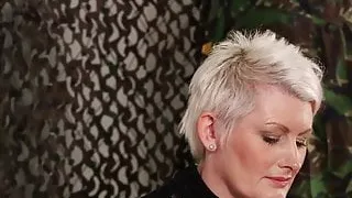 British army femdoms command sub to jerk