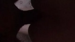 Little sis taking my cock from behind