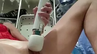 Anonymous Wife Masturbating With Dildo and Magic Wand