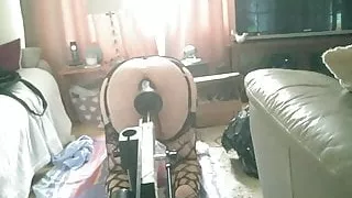 Machine pounding my ass