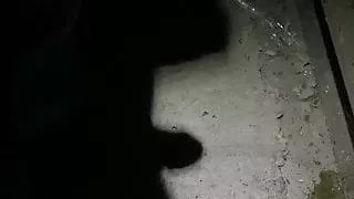 Silent and dark place to piss