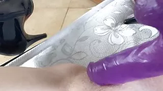 Babe Fucking Her Pussy With Dildo After Party