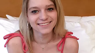 she is very cute, hearing impaired and gives a great blowjob 