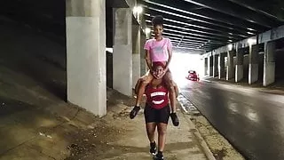 Brenda Renee ft. Goddess Luxxx, SUPER Busty Lift & Carry